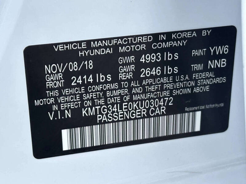 2019 Genesis G70 3.3T Advanced