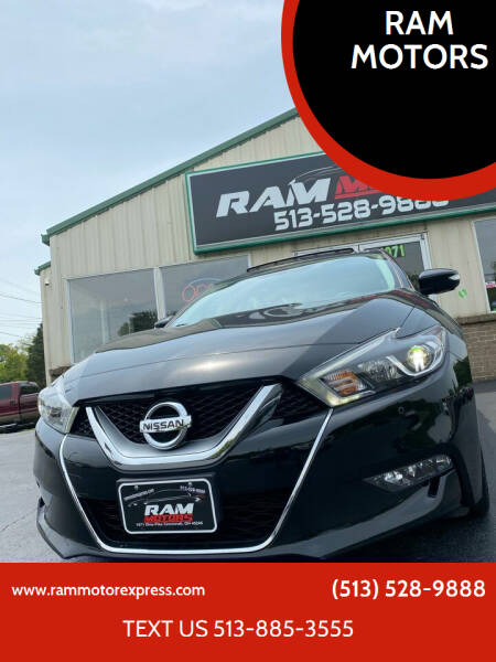 2016 Nissan Maxima for sale at RAM MOTORS in Cincinnati OH