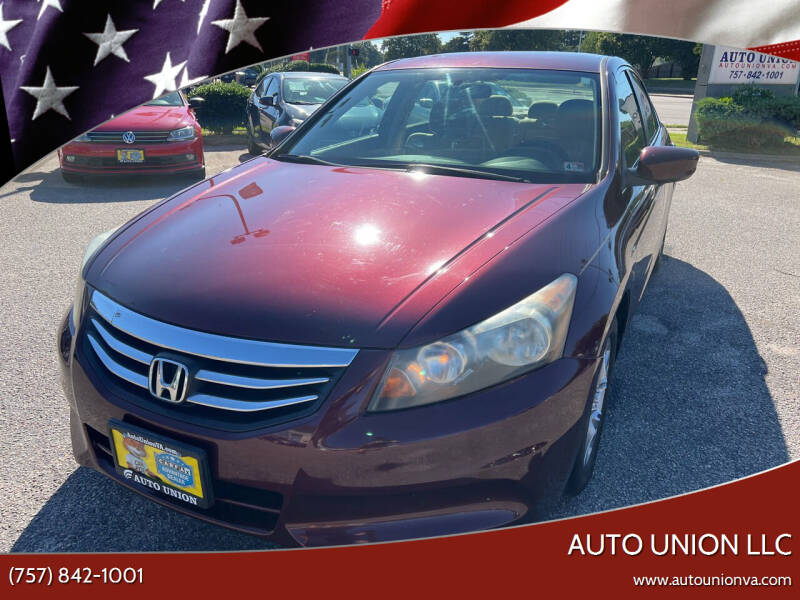 2011 Honda Accord for sale at Auto Union LLC in Virginia Beach VA
