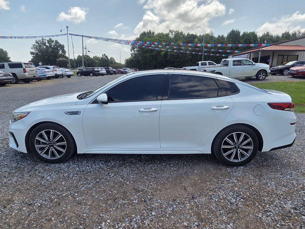 White 2019 Kia Optima EX EX 4dr Sedan 2