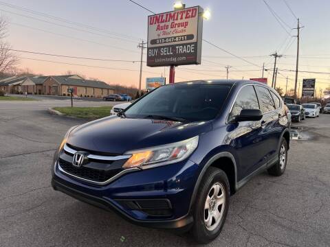 2015 Honda CR-V for sale at Unlimited Auto Group in West Chester OH
