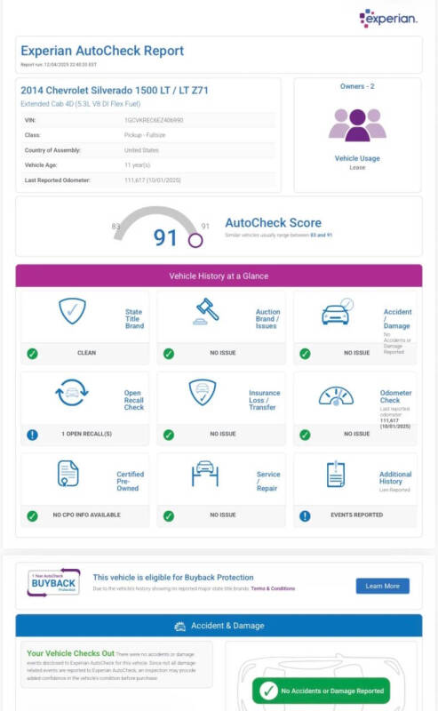 2014 Chevrolet Silverado 1500