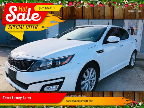 2015 Kia Optima for sale at Texas Luxury Auto in Cedar Hill TX