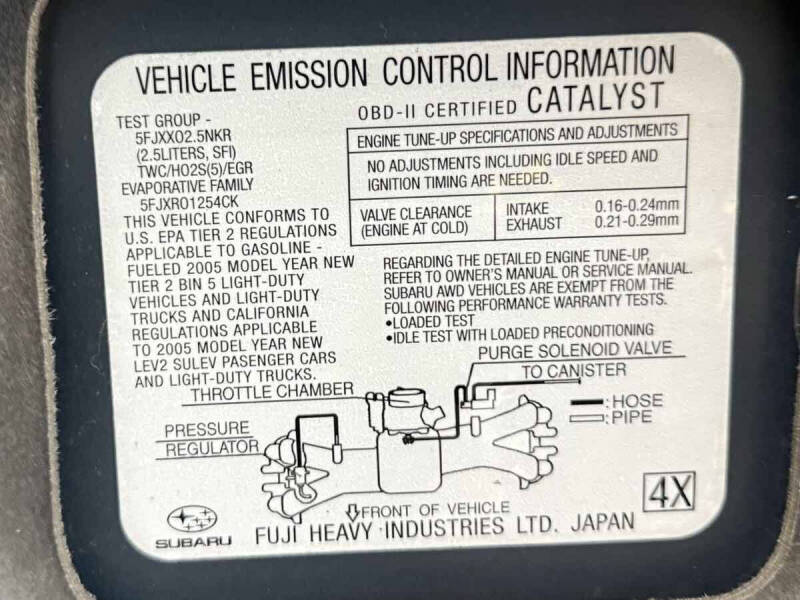 2005 Subaru Outback 2.5i