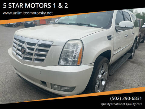 2007 Cadillac Escalade ESV for sale at 5 STAR MOTORS 1 & 2 in Louisville KY