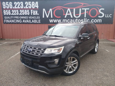 2016 Ford Explorer for sale at MC Autos LLC in Pharr TX