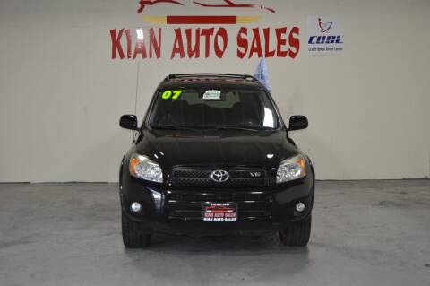 2007 Toyota RAV4 for sale at Kian Auto Sales in Sacramento CA