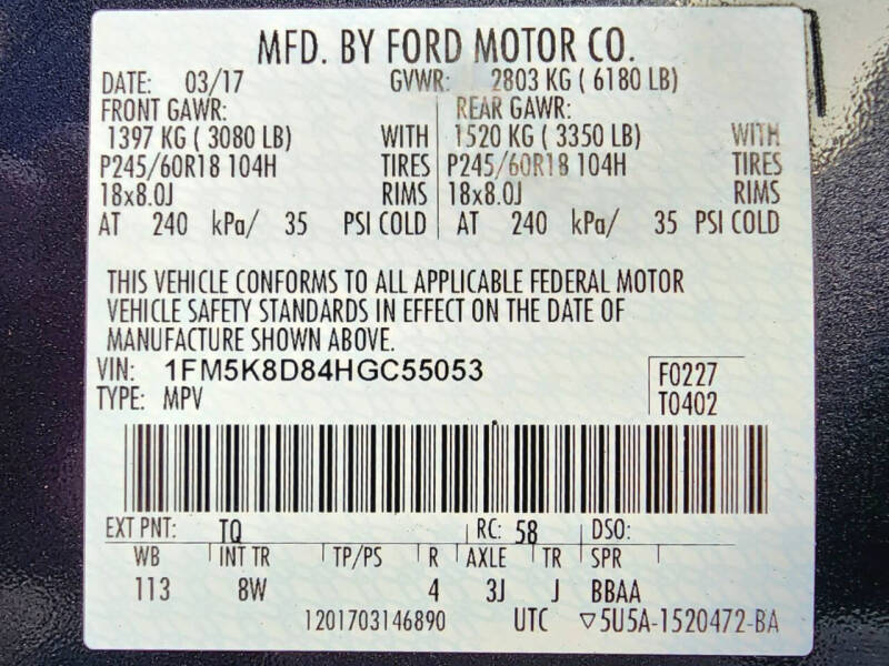 2017 Ford Explorer XLT