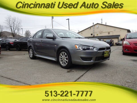 2012 Mitsubishi Lancer for sale at Cincinnati Used Auto Sales in Cincinnati OH