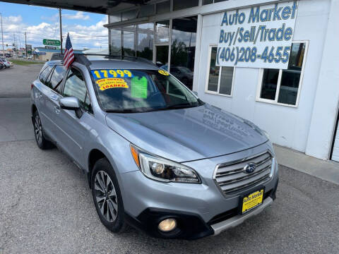 2016 Subaru Outback for sale at Auto Market in Billings MT