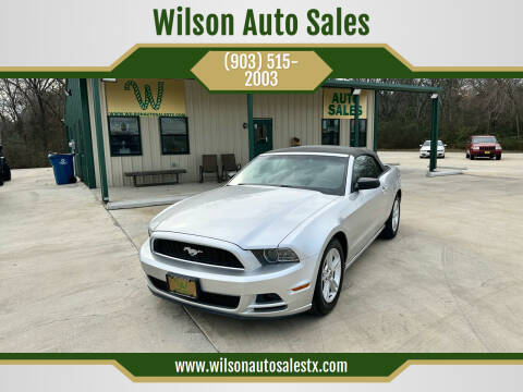 2014 Ford Mustang for sale at Wilson Auto Sales in Chandler TX