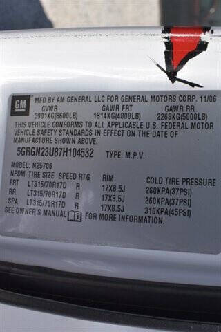 2007 HUMMER H2