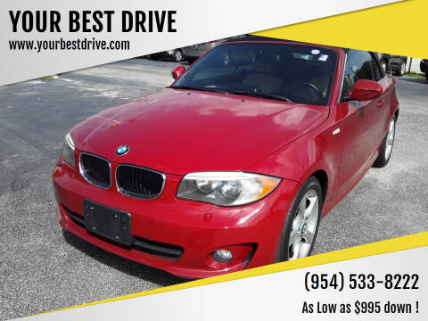 2012 BMW 1 Series for sale at YOUR BEST DRIVE in Oakland Park FL