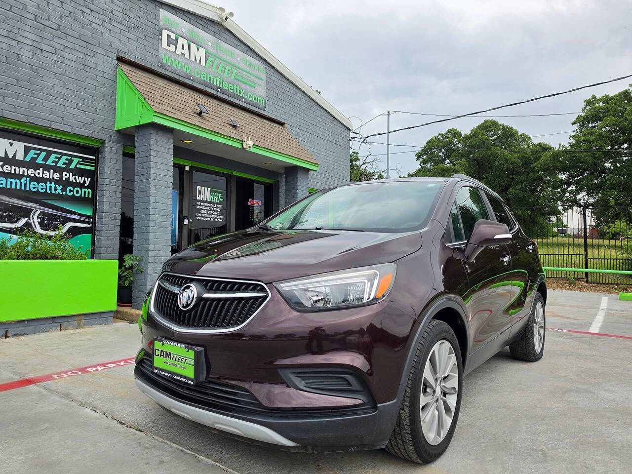 Maroon 2018 Buick Encore Preferred Preferred 4dr Crossover 2
