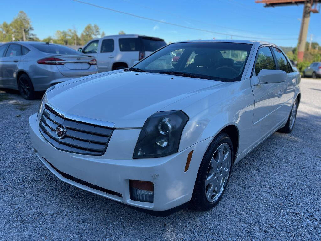 White 2003 Cadillac CTS Base 4dr Sedan 1