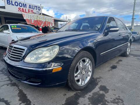 2003 Mercedes-Benz S-Class for sale at Bloom Auto Sales in Escondido CA