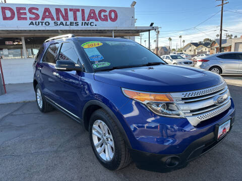 2014 Ford Explorer for sale at DESANTIAGO AUTO SALES in Yuma AZ