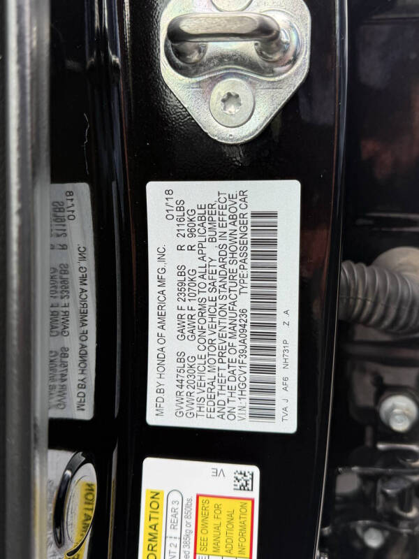 2018 Honda Accord Sport