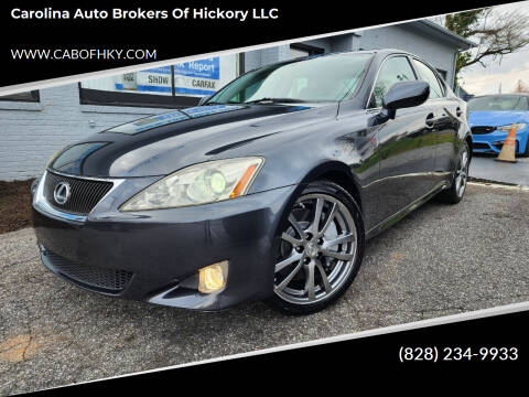 2008 Lexus IS 350 for sale at Carolina Auto Brokers of Hickory LLC in Newton NC