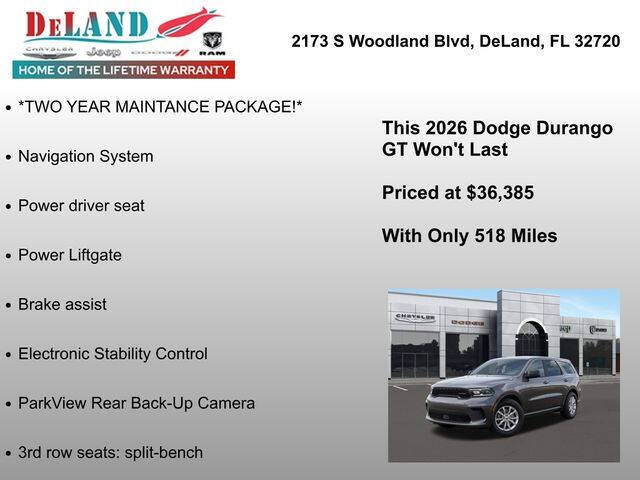 2026 Dodge Durango GT