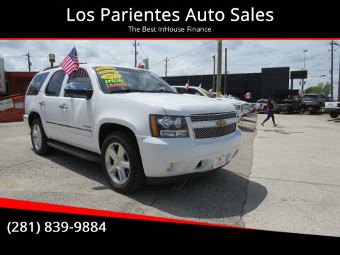 2014 Chevrolet Tahoe for sale at Los Parientes Auto Sales in Houston TX