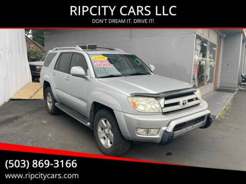 2004 Toyota 4Runner for sale at RIPCITY CARS LLC in Portland OR