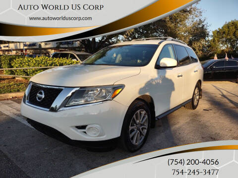 2015 Nissan Pathfinder for sale at Auto World US Corp in Plantation FL