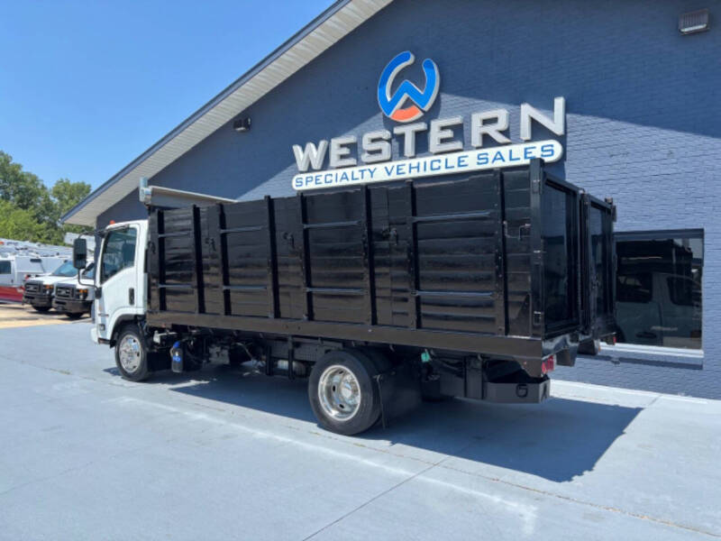 2017 Isuzu NPR Flatbed Dump Truck