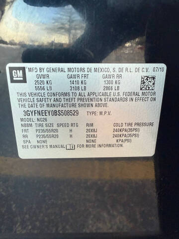 2011 Cadillac SRX Performance Collection