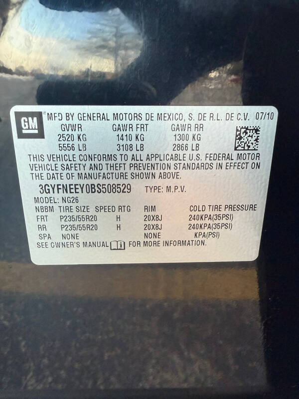 2011 Cadillac SRX Performance Collection