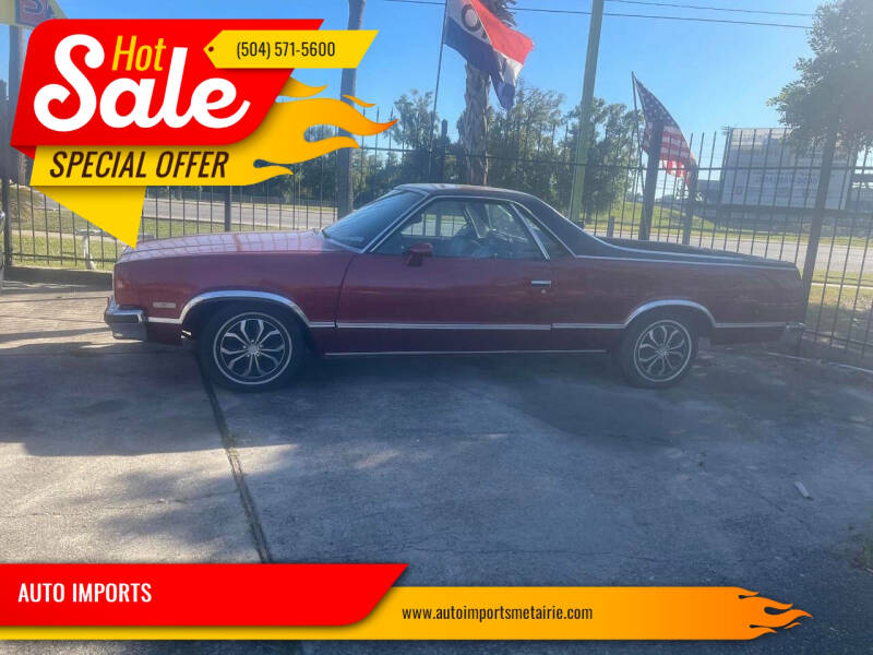 1983 Chevrolet El Camino for sale at AUTO IMPORTS in Metairie LA