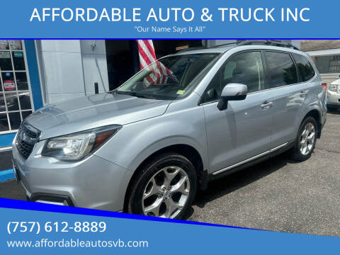 2017 Subaru Forester for sale at AFFORDABLE AUTO & TRUCK INC in Virginia Beach VA
