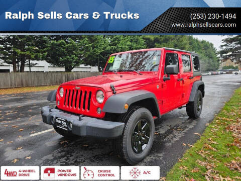 2015 Jeep Wrangler Unlimited for sale at Ralph Sells Cars & Trucks in Puyallup WA