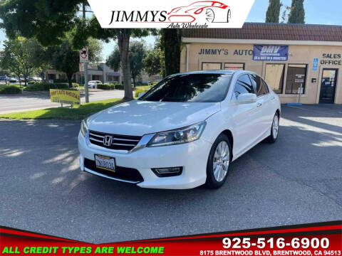 2013 Honda Accord for sale at JIMMY'S AUTO WHOLESALE in Brentwood CA
