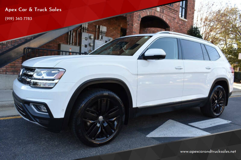 2018 Volkswagen Atlas for sale at Apex Car & Truck Sales in Apex NC