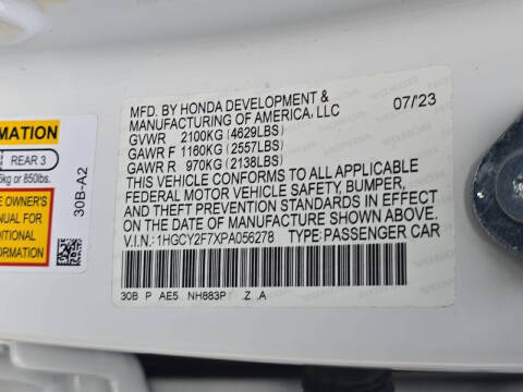 2023 Honda Accord Hybrid