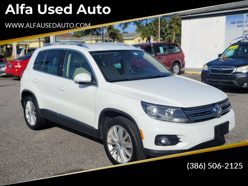 2014 Volkswagen Tiguan for sale at Alfa Used Auto in Holly Hill FL