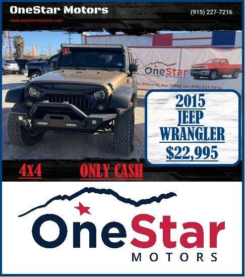 2015 Jeep Wrangler Unlimited For Sale In El Paso, TX ®
