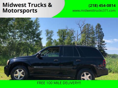 2004 Chevrolet TrailBlazer for sale at Midwest Trucks & Motorsports in Merrifield MN