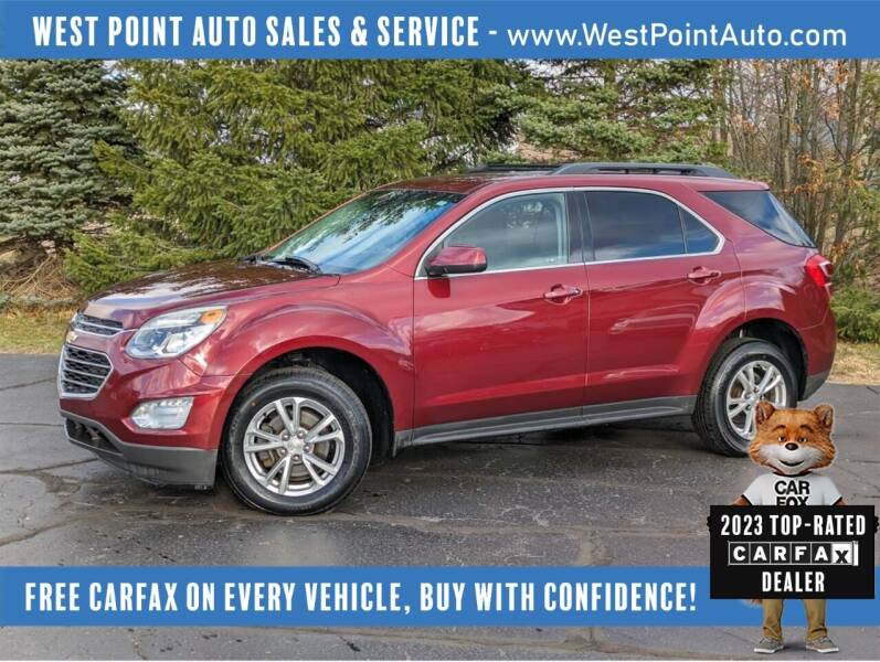 2017 Chevrolet Equinox for sale at West Point Auto Sales & Service in Mattawan MI