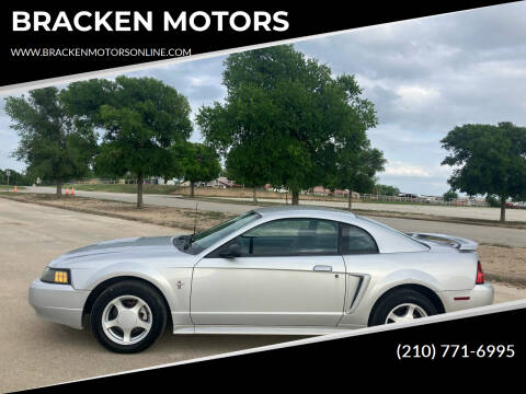 2002 Ford Mustang for sale at BRACKEN MOTORS in San Antonio TX