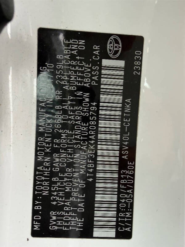 2010 Toyota Camry LE