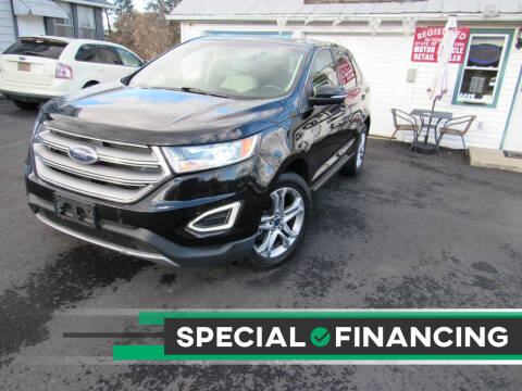 2017 Ford Edge for sale at IK AUTO SALES LLC in Goshen NY