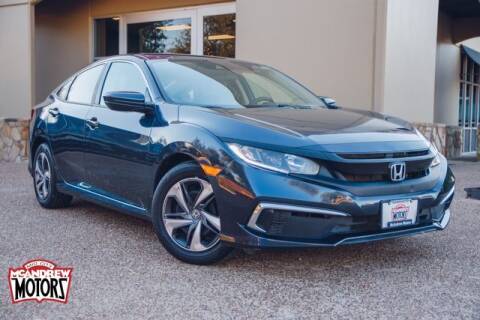 2020 Honda Civic for sale at Mcandrew Motors in Arlington TX