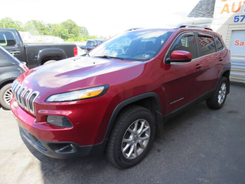 2014 Jeep Cherokee for sale at Small Town Auto Sales in Hazleton PA