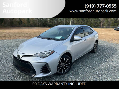 2018 Toyota Corolla for sale at Sanford Autopark in Sanford NC