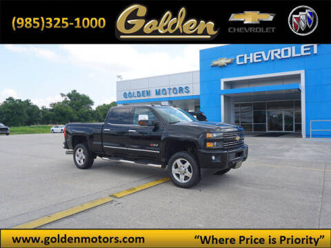 2015 Chevrolet Silverado 2500HD for sale at GOLDEN MOTORS in Cut Off LA
