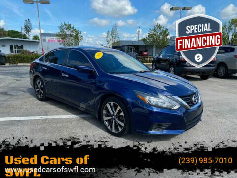 2016 Nissan Altima for sale at Used Cars of SWFL in Fort Myers FL