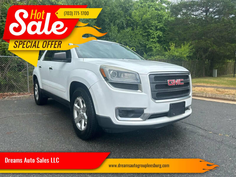 2016 GMC Acadia for sale at Dreams Auto Sales LLC in Leesburg VA