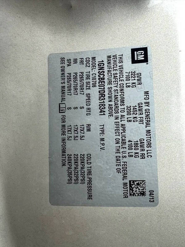 2013 Chevrolet Tahoe LT